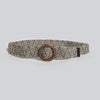 Chic woven belt for women, perfect for summer style, adjustable, lightweight, and versatile for casual or dressy looks.
