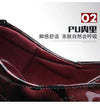 Top view of elegant floral men's Oxford shoes showcasing lace-up design.