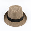 Lightweight fedora ideal for leisurely Sunday mornings.
