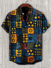 Men's regular fit ethnic graphic shirt perfect for summer casual wear