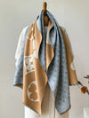 Close-up of Winter Whispers shawl showcasing intricate geometric patterns.