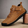 Handcrafted leather ankle boots with breathable design for men