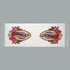Cultural shawl with a vibrant Virgin Mary print, perfect for winter warmth and faith expression.