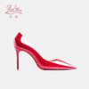 Women's pointed-toe heels with super high stiletto and leather interior