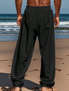 Lightweight wide leg linen pants perfect for spring and summer wear