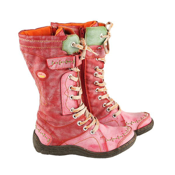 Mid-calf winter boots with handmade quality and effortless zip entry