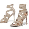 Elegant Stiletto Heels for Women with Zipper Closure