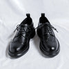 Durable rubber outsole on classic men's dress shoes.