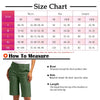 Women's straight leg cargo shorts in premium cotton-polyester twill blend