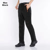 Cold weather outdoor pants featuring waterproof fabric and fleece lining