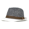 Unisex design straw fedora hat, suitable for everyone seeking sun protection.