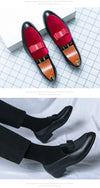Close-up of leather loafer toe box showing quality craftsmanship