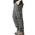 Tactical cargo pants in cotton fabric with loose fit and elastic waistband