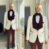 Model wearing the ensemble, exuding confidence and style at a wedding.