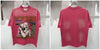 Breathable cotton sleeveless shirt with rhinestone letter design