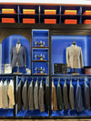 Elegant plaid men's suit 2-piece set ideal for proms and wedding attire.