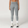 Light gray seamless leggings for women, perfect for yoga.