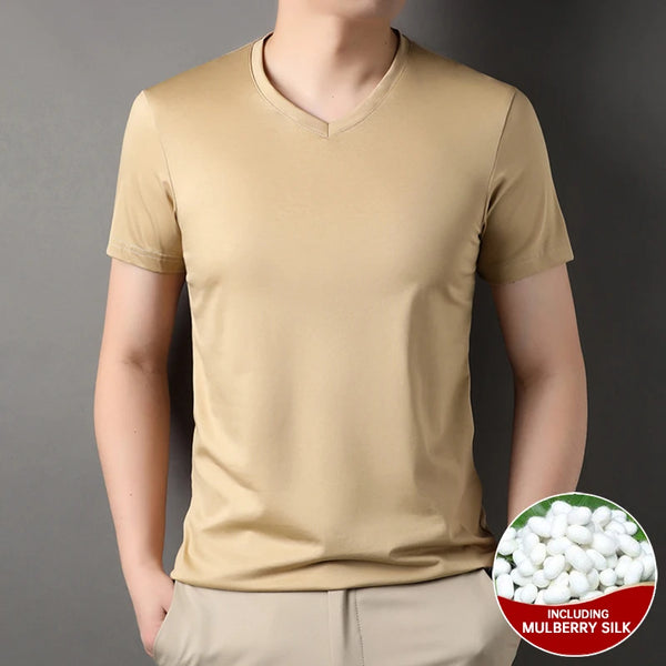Men's soft premium v-neck tee