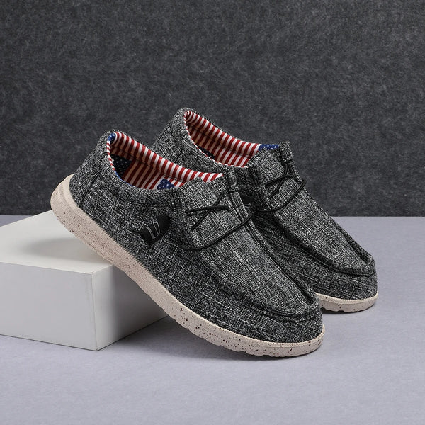 Men's slip-on loafers with cotton lining for cool, fresh feet