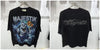 MAJESTIK rhinestone cotton t-shirt displayed on model showing fit