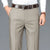Anti-wrinkle trousers in loose fit silhouette for modern man's wardrobe