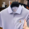 Cotton polyester Lyocell polo shirt with classic pony embroidery and relaxed fit