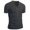 Slim Fit V-Neck Men's Casual Summer T-Shirt in breathable polyester, perfect for warm days and stylish casual occasions.