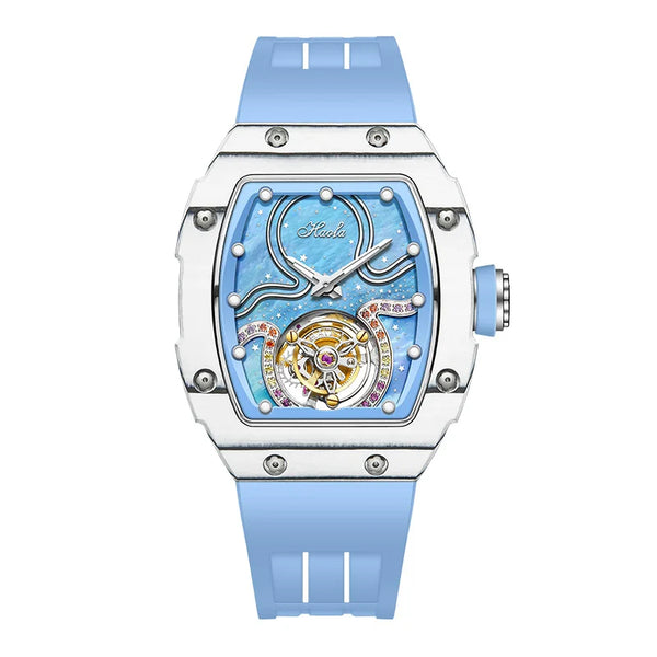 Timeless Elegance watch displayed on a conference table, exuding confidence.