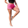 Casual frayed hem shorts featuring retro denim wash and regular fit