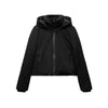 Regular-fit cotton jacket with adjustable hood and waterproof protection