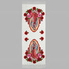 Stylish Guadalupe scarf in soft fabric, perfect for winter warmth and expressing faith.