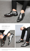 Stylish and comfortable floral men's Oxford shoes for any formal event.