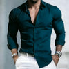 Extended size professional shirt in stretch modal with breathable four-season fabric