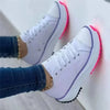 Everyday platform sneakers for women featuring durable rubber outsole