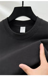 Breathable cotton crew neck tee for all-day wear