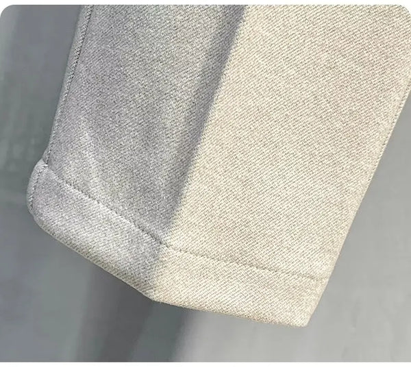 Premium woolen pants featuring modern slim-fit construction