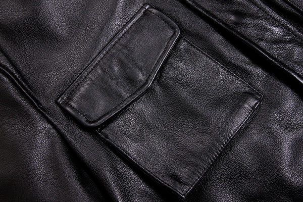 Chic and functional: Tcyeek leather jacket for men.