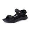 Top view of arch support sandals showing contoured footbed design
