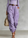 Button-front pocket overalls in lightweight polyester perfect for summer activities and errands