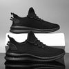 Knit sports shoes with supportive ankle design and flexible construction
