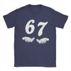 Vintage Gen Alpha Meme Cotton Tee for Men with playful graphic, crewneck, and soft breathable fabric for casual wear.