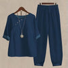 Fashionable floral two-piece set perfect for any summer occasion.