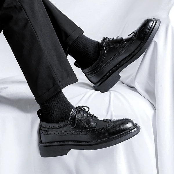 Comfortable slip-on shoes for men's formal wear.