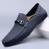 Stylish tan loafers featuring a cushioned insole for maximum comfort.