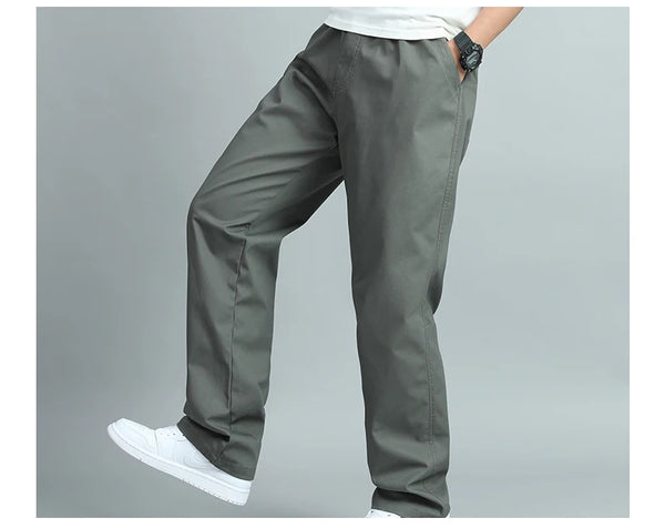Soft cotton joggers with drawstring waist and unrestricted movement