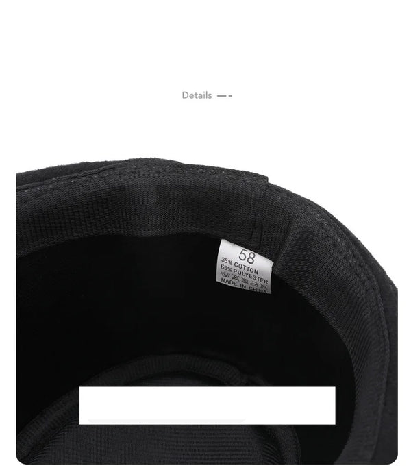 Minimalist fedora hat for men, crafted from high-quality polyester for durability.