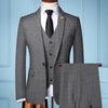 Close-up of the slim fit blazer showcasing tailored design and structured look.