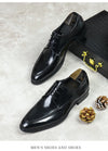 Robust rubber sole of the leather Oxfords providing superior traction.