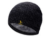 Slate grey Winter Whisperer Beanie, thermal hat with a snug fit for maximum warmth in cold weather.