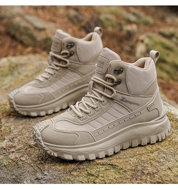 Comfortable sport footwear for men with ventilated construction